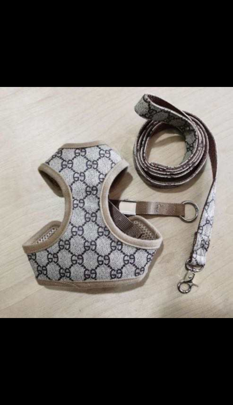 Affordable Designer Cat Dog G Harness and Leash Set