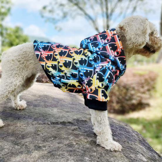 D Hoodie Style Dog Multi Color Jacket