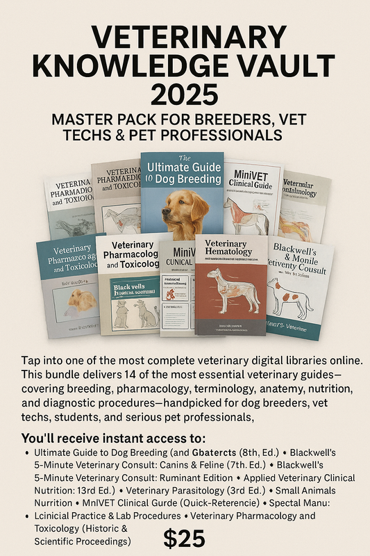 Veterinarian Bundle & Ultimate Dog Breeding Guide
