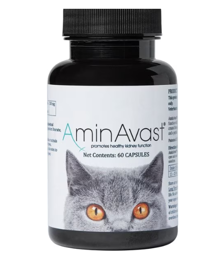 AminAvast Kidney Support Cat & Dog Supplement, 60 count