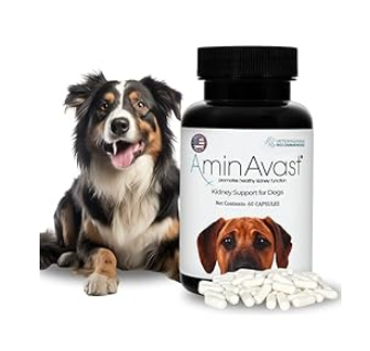 AminAvast Kidney Support Cat & Dog Supplement, 60 count