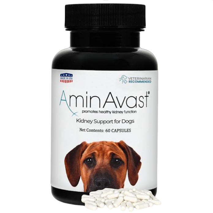 AminAvast Kidney Support Cat & Dog Supplement, 60 count