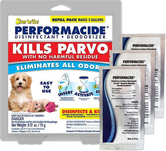 Performacide Kills Parvo Disinfectant Deodorizer Refills