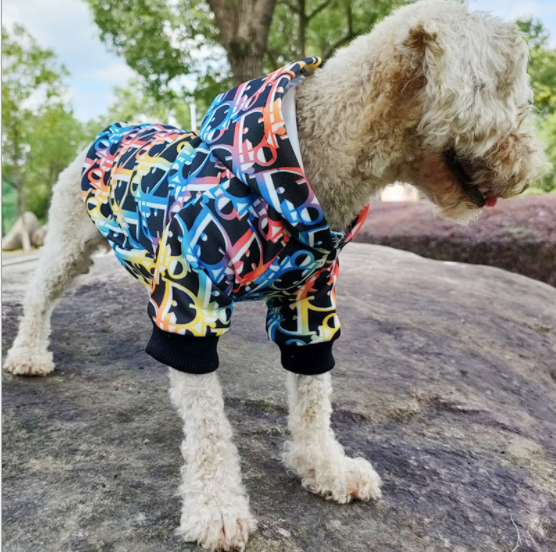 D Hoodie Style Dog Multi Color Jacket