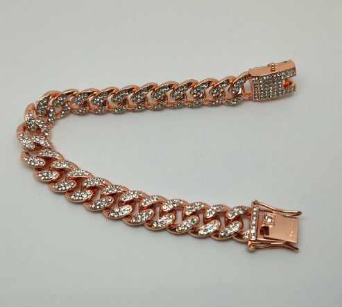 Luxury Rhinestone Dog Chain Necklace Collar