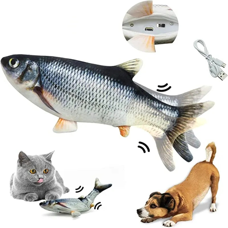 Cat Toy USB Charged Floppy Fish