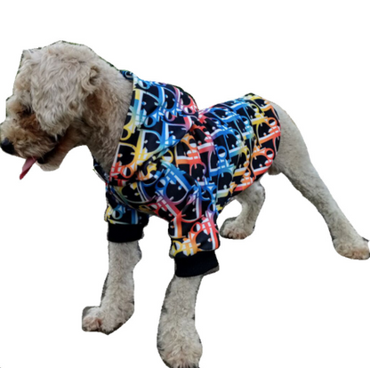 D Hoodie Style Dog Multi Color Jacket