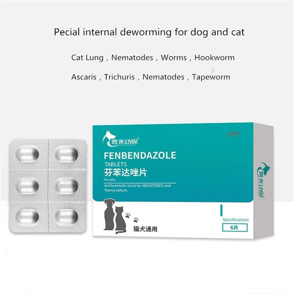 Fenbendazole Dewormer Cat Dog (Panacur Safeguard)