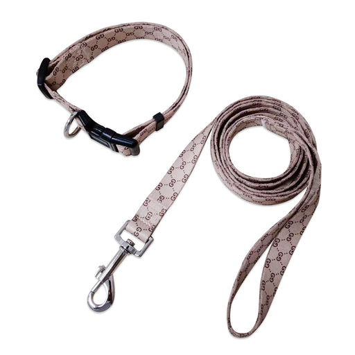 Guccy Dog Collar and Leash Set