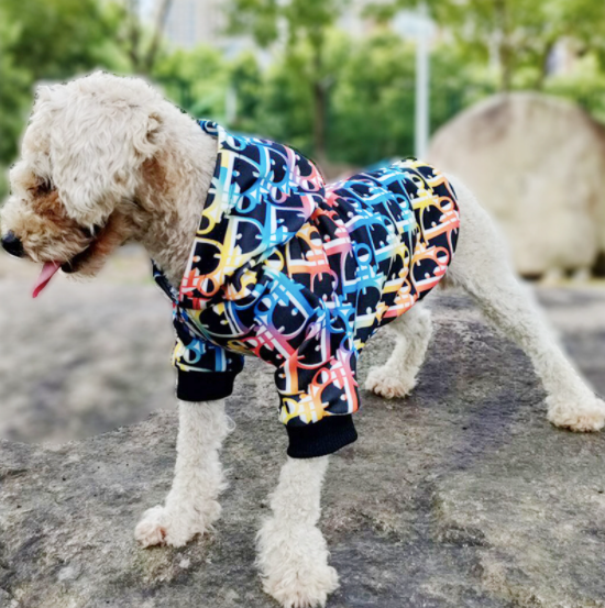 D Hoodie Style Dog Multi Color Jacket