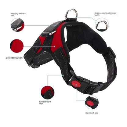 Reflective Pet Dog Harness For Dogs Pet Walking Harness