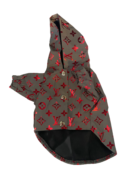 LV Dog Cat Rain Coat LV Style Shirt