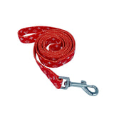 Style Red Dog Collar and Leash Set