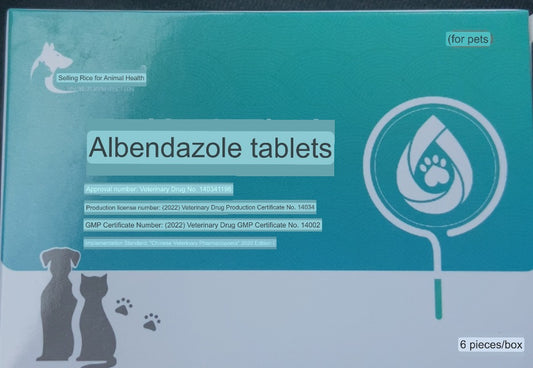 Albendazole Dewormer Cat Dog  (brand names Albenza, Alworm, Andazol, Eskazole, Noworm, Zentel, Alben-G, ABZ, Cidazole, Wormnil)


Fenbendazole