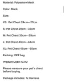 V Pet Leash Undershirt Harnesses Mesh Breathable Adjustable Easy Control Reflective Undershirt Dog Harness