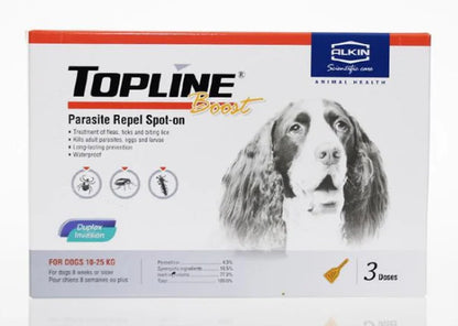 Alkin Topline Boost For Dogs & Cats Flea and Tick Biting Lice Treatment