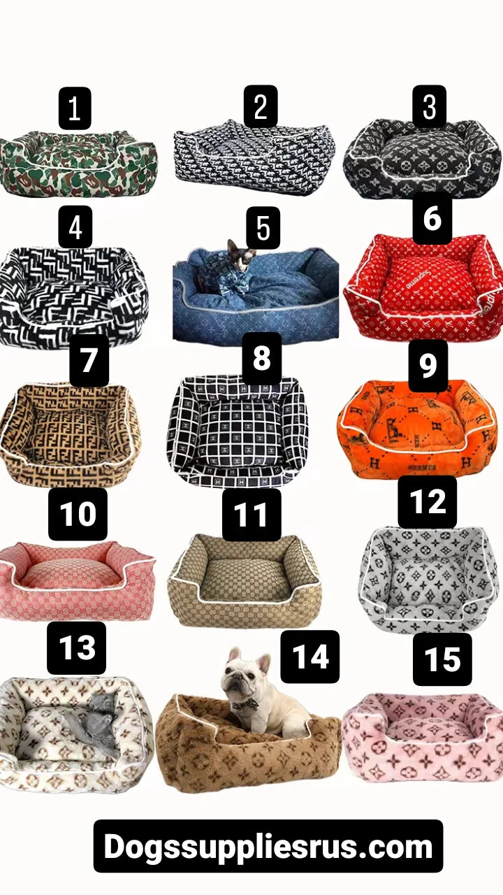 Designer Dog Cat Bed