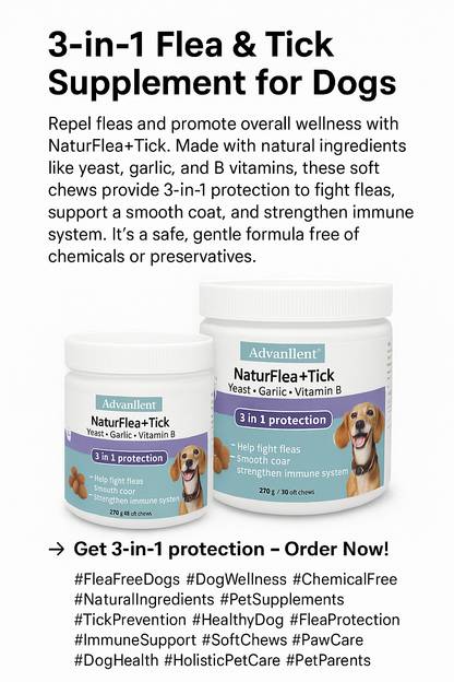 Advanllent NaturFlea+Tick Soft Chews (90ct)