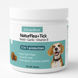 Advanllent NaturFlea+Tick Soft Chews (90ct)