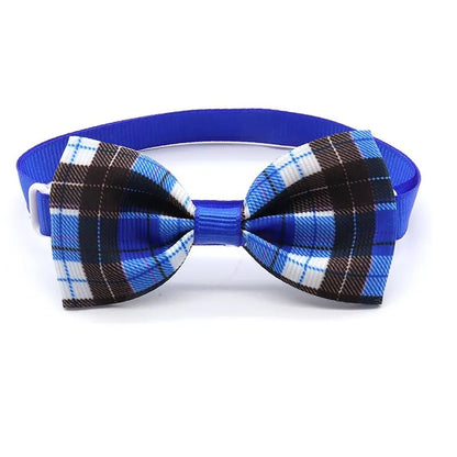 7 pc  Pet Bow Tie Cat And Dog Universal Collar