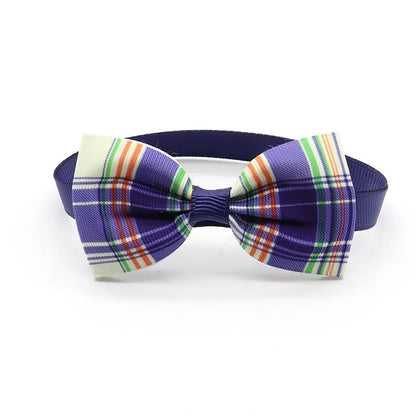 7 pc  Pet Bow Tie Cat And Dog Universal Collar