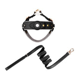 AirTag dog harness with leash