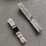 Beige monogram dog collar and leash set
