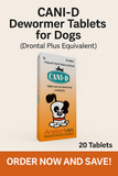 CaniD Dewormer Tablets for Dogs | Praziquantel, Pyrantel & Febantel