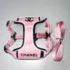 Pink Dog Cat Harness and Leash Set