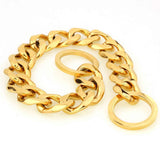 Cuban link chain collar for dogs