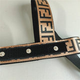 Geometric adjustable dog harness and leash set
