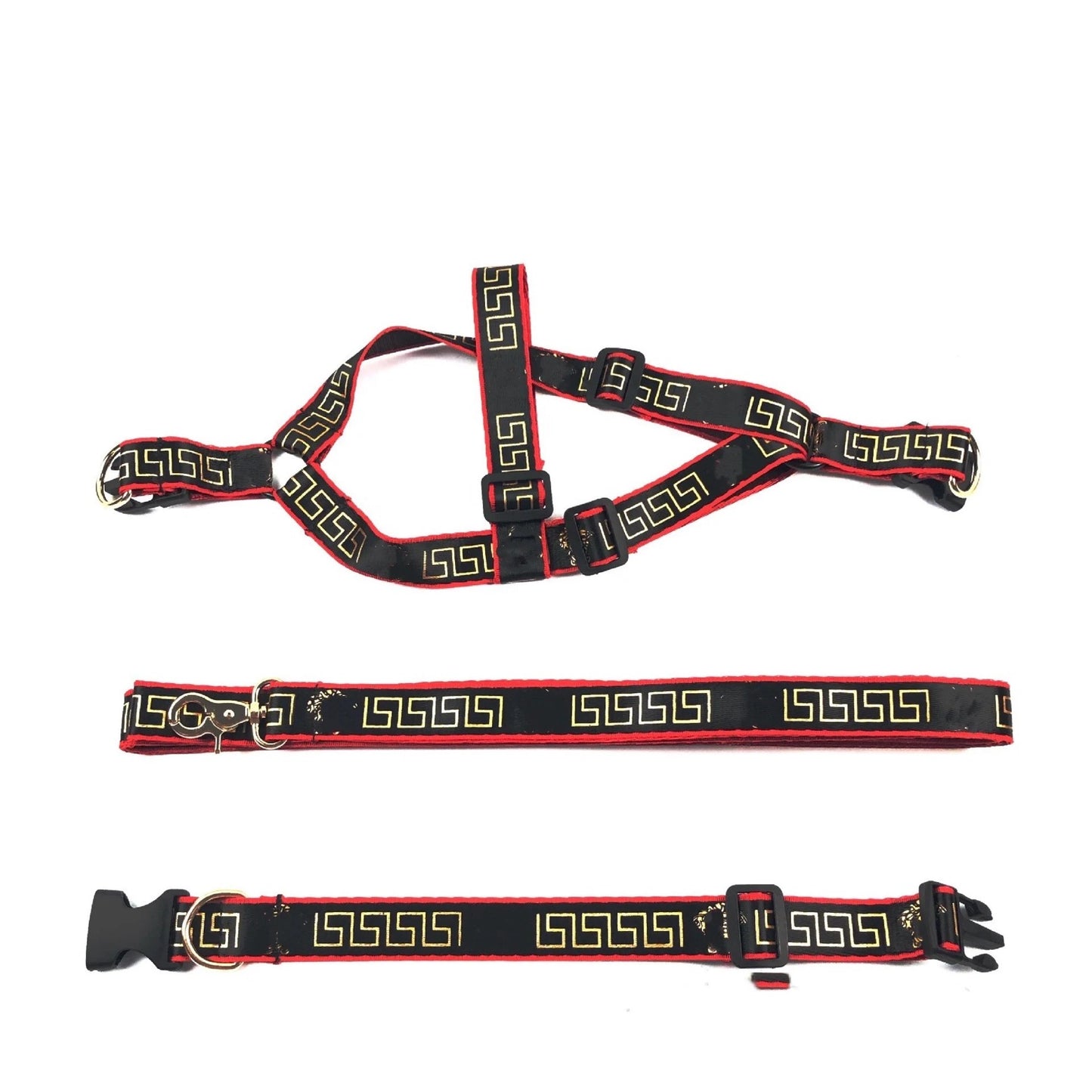 V Designer Dog Harness and Leash Sets