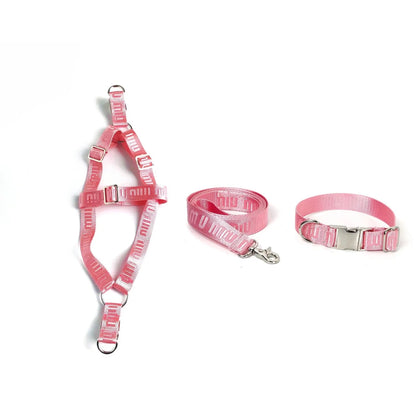 Miu Miu Designer Dog Cat Harness Collar and Leash Sets