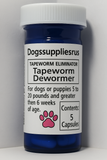 Dogssuppliesrus Tapeworm Killer 4 Dogs & Puppies 5 to 20lbs - ONE DOSE will do it!