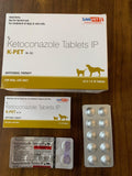 K-PET Ketoconazole Tablets IP – Antifungal Therapy for Dogs & Cats (10 Tablets) 200mg