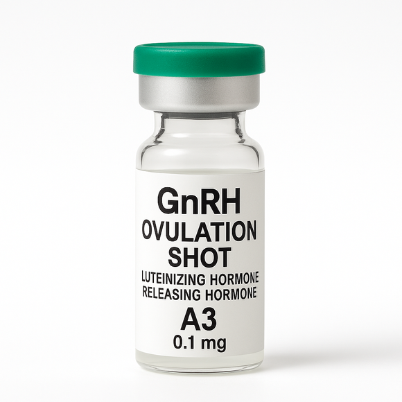 GnRH Ovulation Shot (LHRH-A3) – Fast Ovulation Trigger for Dogs
.1mg