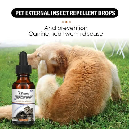 30ml Pets Dog Cat Anti Flea Drops Insect
Remover Spray Flea Tick And Dewormer Concentrate Formula
Specially Dogs Cats