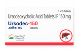 Ursodec-150 300 (Ursodeoxycholic Acid 150 mg 300mg) – Liver Support Tablets