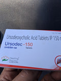Ursodec-150 300 (Ursodeoxycholic Acid 150 mg 300mg) – Liver Support Tablets