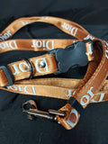 Gold Diory Designer Dog Harness and Leash Sets