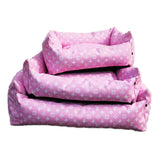 Designer Faux Leather Dog Cat Bed