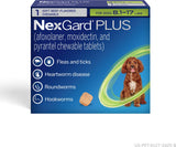 NexGard PLUS Chewables for Dogs, 3 Chewable Tablet (3-mo. supply)