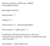 TOPOPTICAL 4.3 Inch Screen Digital Microscope DM3 1000X Magnifier Display Experiment Electronic Computer Microscope
