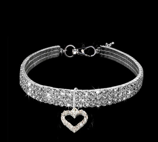 Rhinestone Bling Bling Dog Cat Collar