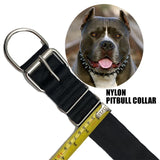 30 pitbull 4-ply nylon collar heavy duty