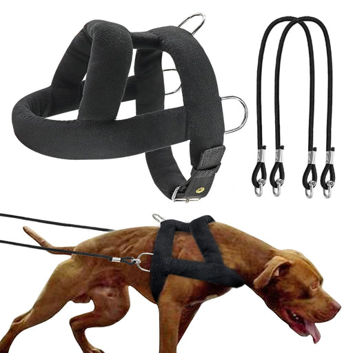 Pulling Training Harness Work Dogs Pitbull Vest Conditioning